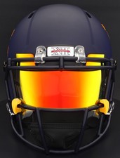 WEST VIRGINIA MOUNTAINEERS WVU Riddell Speed Full Size AUTHENTIC Football Helmet