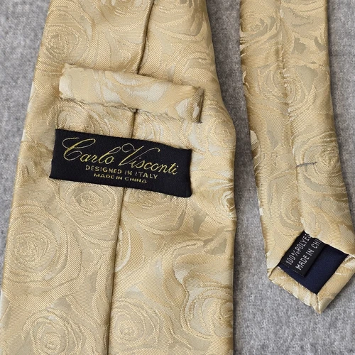 Carlo Visconti Tie Italy Roses - Picture 3 of 5