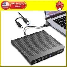 Lector De CD y DVD Externo Para Laptop USB 3.0 Música Universal Para Windows Mac