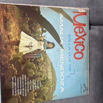Mexico En La Coz De Amalia Mendoza Please Vinyl Album Record Rare