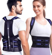 Posture Corrector for Women and Men Upgraded Full Back Brace Support Belt Medium