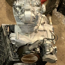 👀 82 83 Honda Atc200e ATC 200E Big Red Engine Motor Complete Recoil 1983