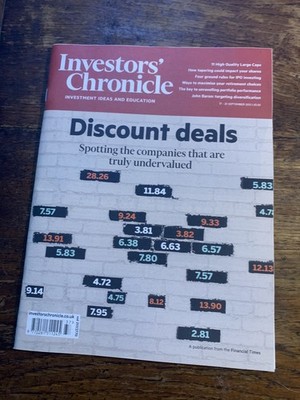 Investors Chronicle Discount Deals 17 September - 23 September 2021