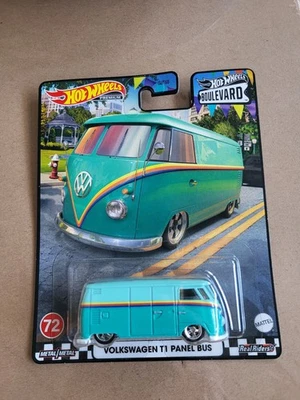 Hot Wheels Premium Boulevard #72 Volkswagen T1 Panel Bus Real Riders 2020 Mattel - Bild 1 von 2
