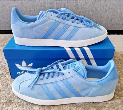 ADIDAS GAZELLE clear blue light blue off white suede shoes IG4987 sz 13.5  NIBWT | eBay