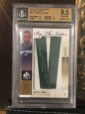 LeBron James 2011/12 SP Authentic By The Letters Patch Auto# 23/23 (Jersey#Gem)
