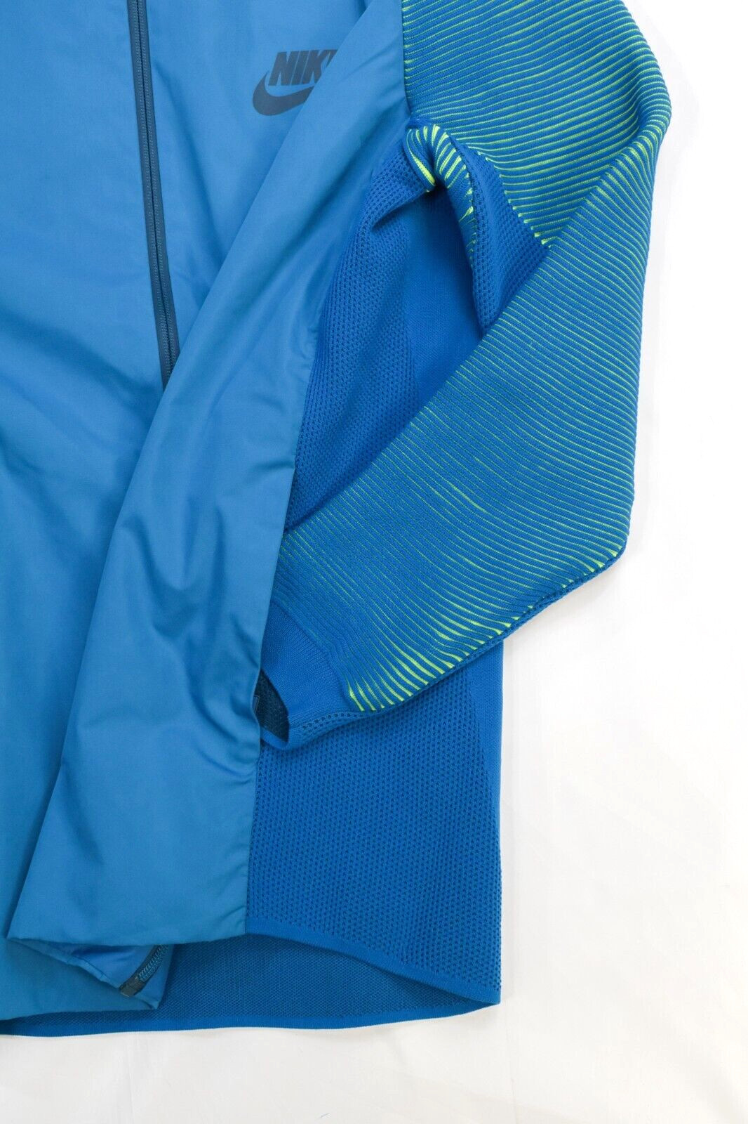 Nike men's activewear varsity jacket blue nylon full … Gem