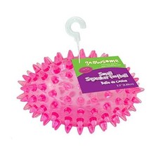 3.5  Spiky Squeaker Football Dog Toy Cleans Teeth and Good Dental and Gum