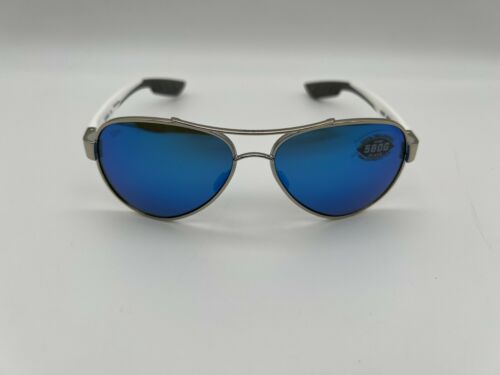NEW Costa Del Mar LORETO Polarized Sunglasses Palladium / Blue Glass 580G - Picture 1 of 11