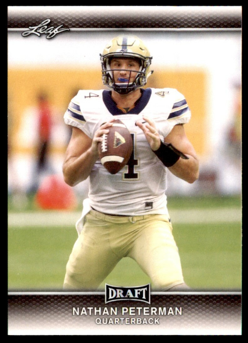 2017 Leaf Draft Nathan Peterman Pittsburgh Panthers #53