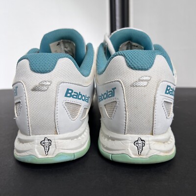 Chaussures De Tennis Babolat SFX Team All Court - Pointure 8 Femme, Bleu/crème, Très Bon état