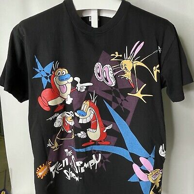 VTG 1992 The Ren And Stimpy Show Graphic T-Shirt Cartoon M VTG 1992 The Ren And Stimpy Show Graphic T-Shirt Cartoon M