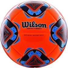 Wilson NCAA Soccer Official Match Ball Forte Fybrid II Black Orange Blue Rare