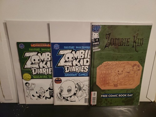 Menge 3 Zombie Kid Tagebücher Kostenloser Comic Book Day Halloween ComicFest FCBD
