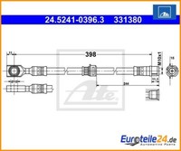 Bremsschlauch Ate 24.5241-0396.3 FüR Opel Astra G Cc