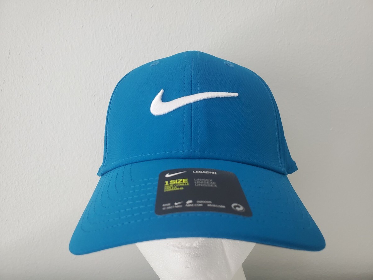 NEW RARE Nike Adult Unisex Legacy91 Adjustable Hat Cap Blue White