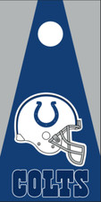 Cornhole Board Wraps Decals Vinyl Stickers Set of 2 - Indianapolis Colts