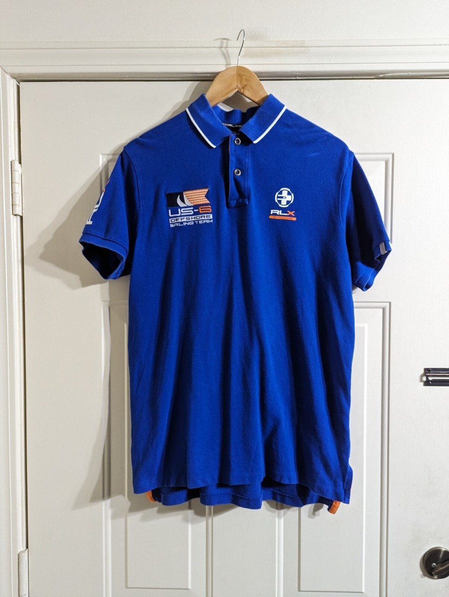 RLX Ralph Lauren Polo LIMITED Blue US-6 Offshore Sailing Team Polo