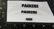 Green Bay Packers Mini Bumpers Football Helmet Decals