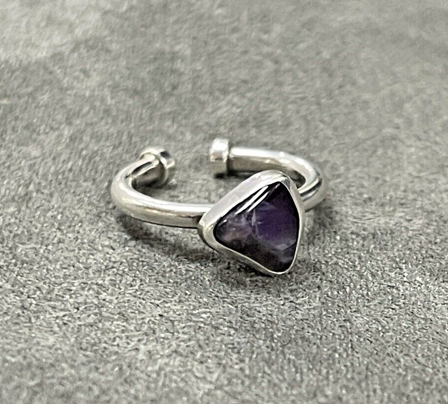 Lilly Barrack Inspired Stackable Ring Purple Ston… - image 2