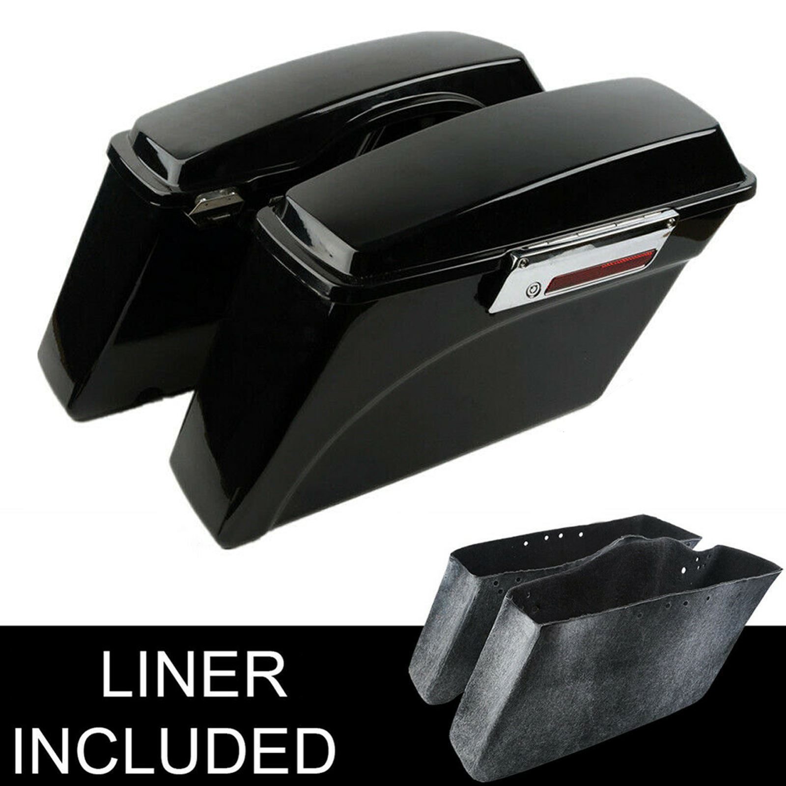 Hard Saddlebags w/Carpet Liner for Harley-Davidson FLHT 05-05