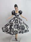 Eaki Evening Black Lace Balloon Gown Dress Outfit Silkstone Fashion Royalty FR