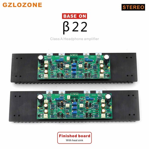 B22 Headphone Amplifier Base On β22 (Beta 22) Amplifier Board With Heat Sink