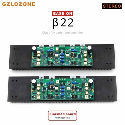 B22 Headphone Amplifier Base On β22 (Beta 22) Amplifier Board With Heat Sink - 第 1/3 張圖片