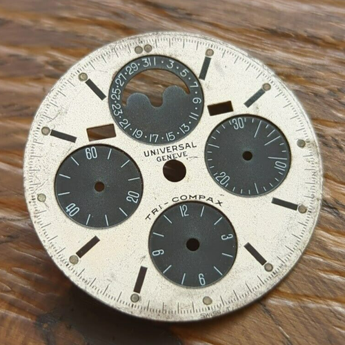 Universal Geneve Tri-Compax Eric Clapton Dial, Used, Cal 281 Original 27.9mm