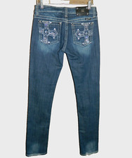 Y2K Pre-Owned Miss Me Cross JP5009-3 Straight Cut Jeans Size 30