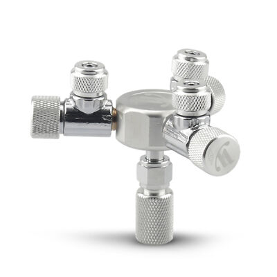#ad Aquarium CO2 Splitter Regulator Distributor Fine Adjusting A4R3 $34.74