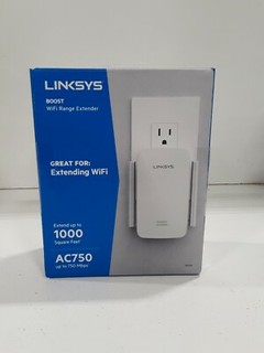 Linksys RE6300 AC750 Boost Dual Band Wi Fi Gigabit Range Extender / Repeater