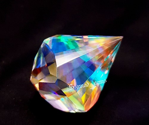 100 Ct Carat Mystic Quartz Gemstone Fancy Stone Loose Gemstone - Picture 7 of 7
