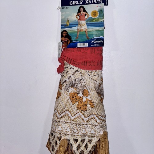Disney MOANA Princess Dress Size 4/5~6/6X Costume/ Dress-up - Picture 8 of 9