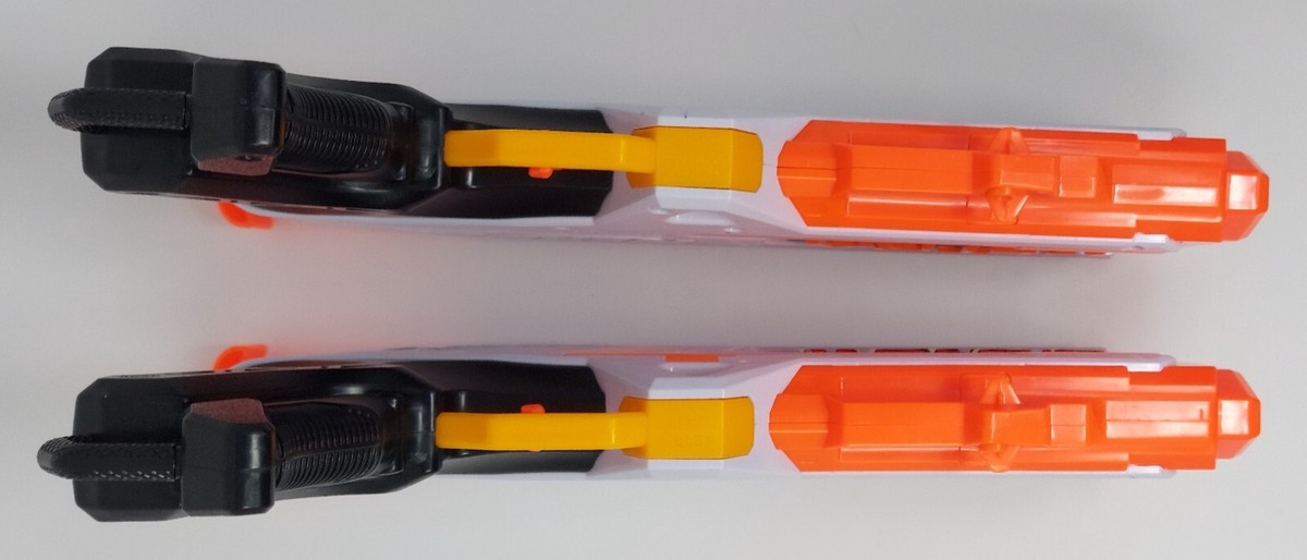 Nerf Ultra Four Dart Blaster Guns set of 2 Orange White | eBay