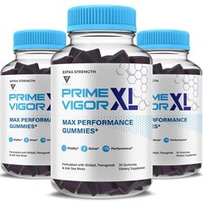 (3 Pack) Prime Vigor XL Gummies Prime XL Vigo...