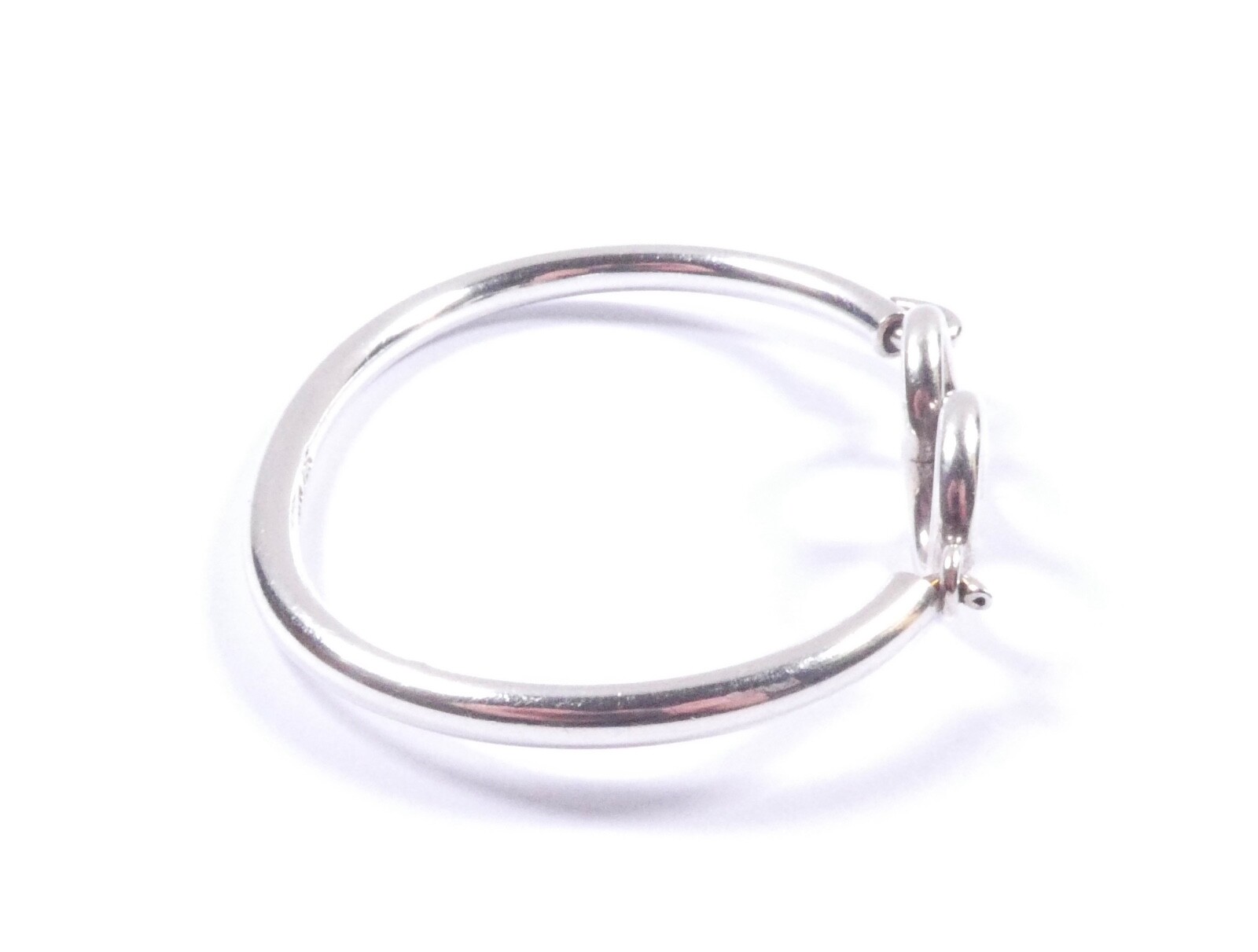 Mexican Bangle Bracelet Interlocking Design Solid… - image 3