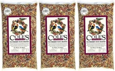 Cole's Nutberry Suet Blend Bird Seed - No Waste, No Mess, 10lb (Pack of 3)