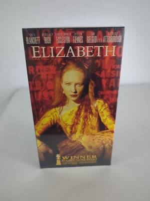Elizabeth (VHS, 1999, Polygram) Joseph Fiennes Cate Blanchett Geoffrey Rush New