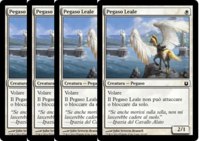 Set 4x Leale Pegasus (Loyal Pegasus) - MtG BNG-IT