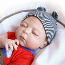 Realistic Gift Reborn Cloth Body Full Body Silicone Newborn Kids Baby Dolls