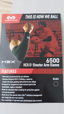 McDavid 6500 HEX SHOOTER ARM SCHUTZ SLEEVE  Gr. M