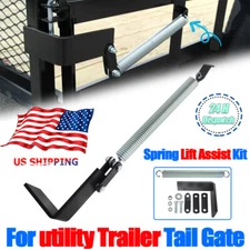 Trailer Tail Gate Spring Lift Assist Kit For Utility Trailer Tailgate Lifting US