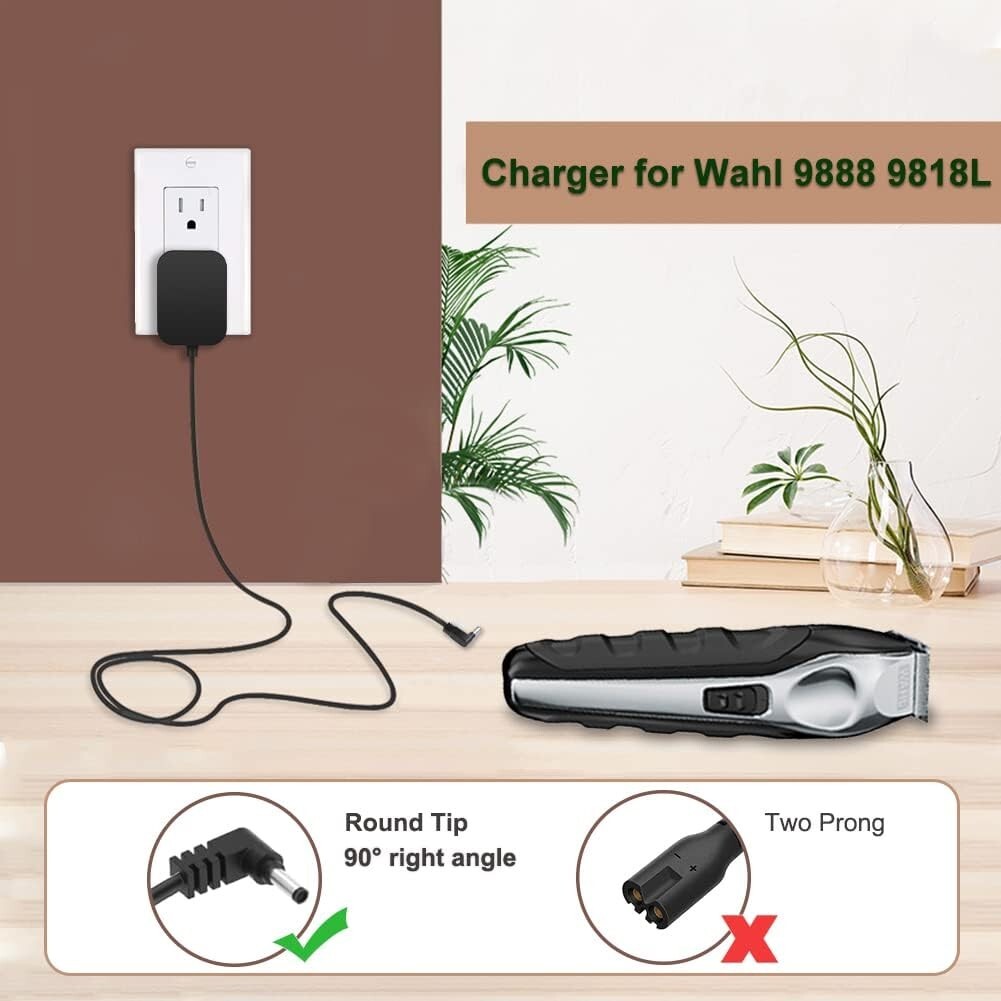 AC Adapter Charger For Wahl Trimming 5621 5621V 5622 5623 5623V WNT-8 WNT-9 PSU