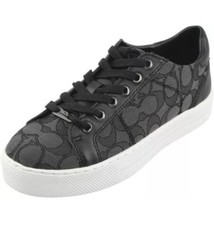 Coach Women Monogram Signature Canvas Athletic Fashion Platform Sneaker Shoe 198