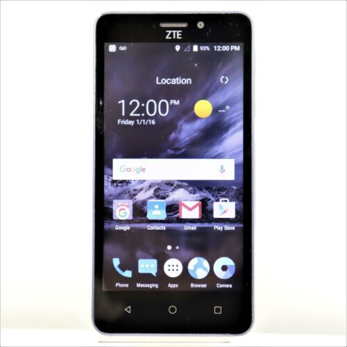  Smartphone ZTE Maven 2 Z832 (Cricket) 4G LTE - Gris, 8 Go  - Photo 1/5