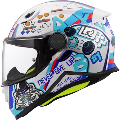 Motorcycle Helmet Kids M - LS2 FF812 Kid Next Level - Full Face Childrens Helmet