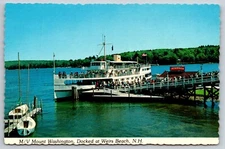 Postcard New Hampshire Lake Winnipesaukee Weir's Beach Sightseeing Boat 13M