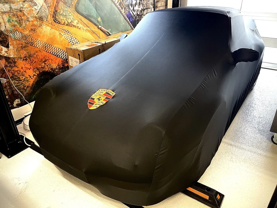 Cubierta interior personalizada de lujo para Porsche 930 964 993 clásico con logotipo bordado Foto 3 de 4