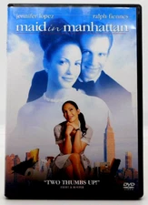 DVD Maid In Manhattan 2003 Columbia Pictures Jennifer Lopez Ralph Fiennes